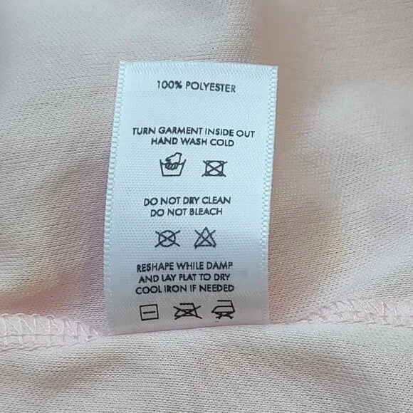 Lucy in the Sky Pink Ruffled Babydoll Dress Floral Daisy Puff Sleeves Sz Medium - Picture 11 of 11